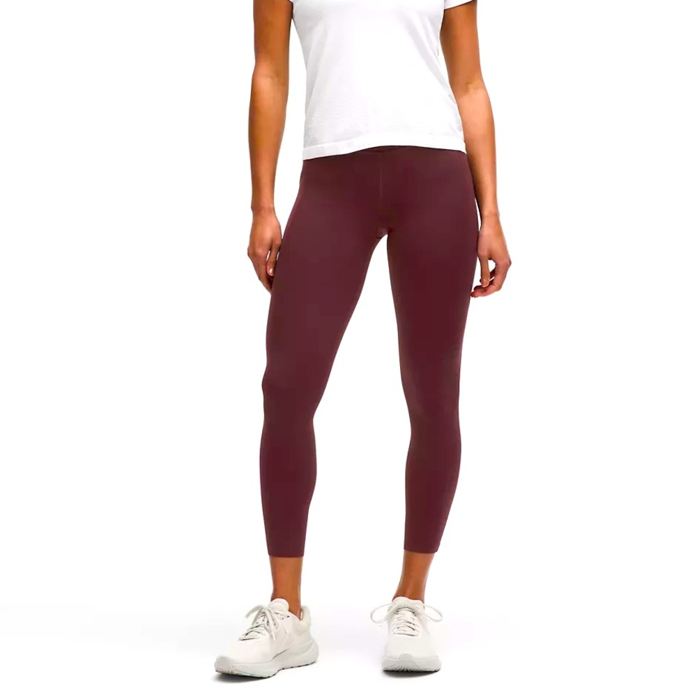 NWT‎ Lululemon Fast and Free High-Rise Tight 25" 5 Pocket In Goognight Plum